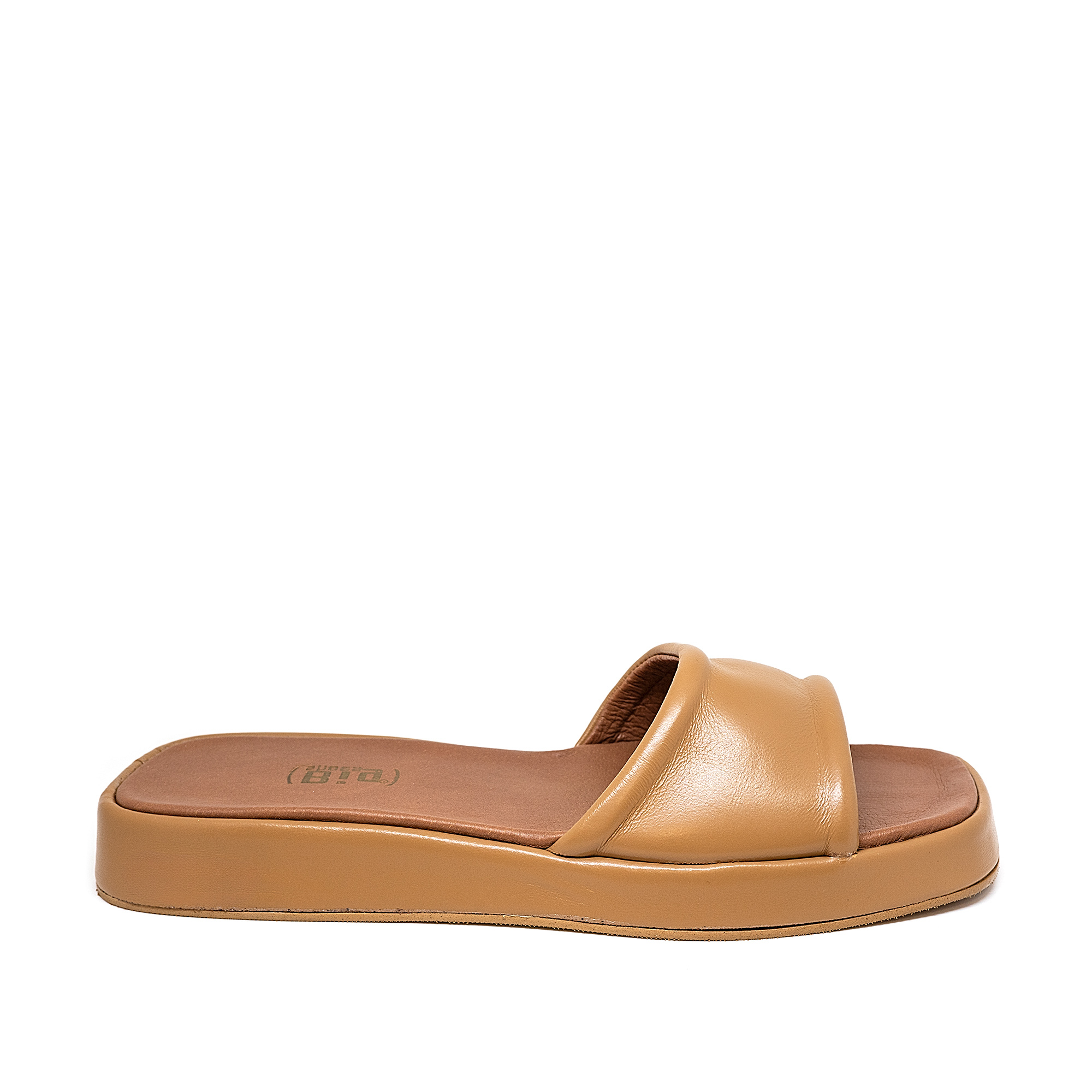 Bigshoes Bigshoes GA0304-09 Δερμάτινo Mule Ταμπά